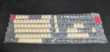 Cream Beige Gray Keycap Set 128 Keys Cherry MX Full Size TKL 75% 65% 60% Layouts Model