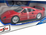 New Maisto 1:18 Scale Diecast Model Car - 1987 Ferrari F40 Model