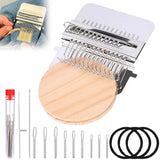 Patch Maker 2.0 Darning Loom Kit for Beginners, Portable Handcraft 14 Hooks Model