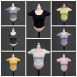 Custom 12'' Action Figure Female Soldier Tshirt 1/6 Scale Trendy Model Model