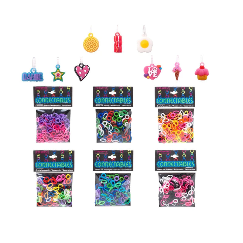 Jewelry Making DIY Kit - Necklaces, Bracelets & Lanyards - 909 Links & Charms Model