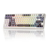 RK ROYAL KLUDGE L98 Wireless Keyboard Silent Purple Switch Sandalwood Brown Model