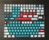 Shark Theme Keycap Cherry Height PBT 140 Keycaps Dye-sub for Cherry MX Keyboard Model