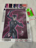 5D DIY Diamond Art Painting, Embroidery Kit Craft Comic Cat Woman w/Lazo Model