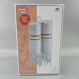 Model Power 186 HO 1:87 Industrial Silos Set of 2 Model Kit SEALED NEW Model