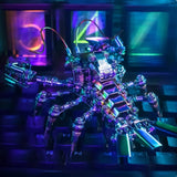 Mechanical Party Crayfish 3D Magnetic Suction Volume Wood Assembly Metal Model Model