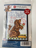 NEW Stitch Studio by Nicole Cross Stitch Kit WHEN ALL ELSE FAILS....BEG Model