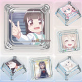 Anime Lovely Angel Flew Down to Me Cute Manga Gift Clear Keycaps for MX Keyboard Model