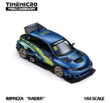 TimeMicro PSC Design Subaru Impreza Raider 1/64 Scale Diecast Race Car Model Model