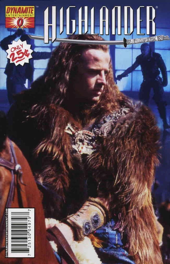 Highlander #0A VF; Dynamite | Photo Variant - w/Bag+Board Model