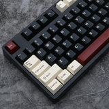170 Keys Red White Black Keycap ROME Doubleshot ABS Cherry Profile Keycap Set Model