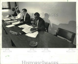 1986 Press Photo Baton Rouge Pardon Board members. - nob51652 Model