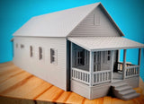 N-Scale - Shotgun House - 1:160 Scale Building House Model