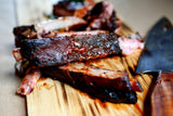 Barbecue Ribs on a Cutting Board Photo Art Print Poster 18x12 Model