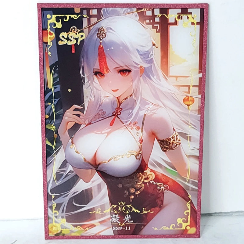 Ningguong Acrylic Glitter SSP Waifu Card Anime Girl Wall Art Oversized Board A5 Model