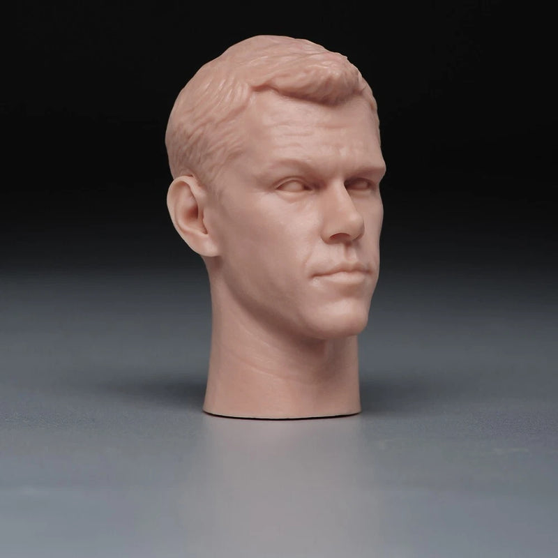 1/6 Matt Damon Rescue Head Sculpt Model Carved Fit 12'' Male Action Figure Body Model