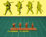 1/144 WWII Walking Japanese Soldiers Resin kit (#JPN414B) Model