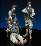 1/35 Resin Model Kit US Military Operation 3 Figures Unassembled Unpainted Model