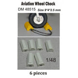 Dan Models 48515 Scale 1:48 Wheel Chocks - Resin -  For Scale Model Kit Model