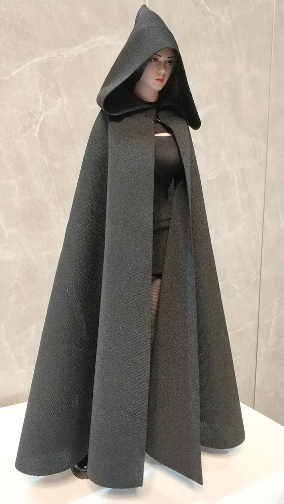 1/6 Witch's Robe Long Brim Cloak Model Accessory Model