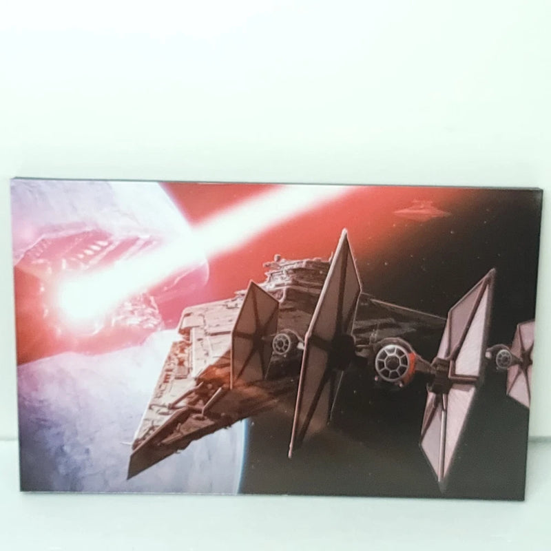 Death Star Shooting Star Wars Wall Photo Art Board Print 11.75in x 7.25in Model