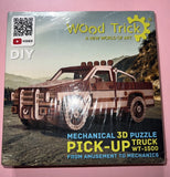 mechanical puzzle 3D Wood Trick Pickup Toy Truck Model Kit WT-1500 Model