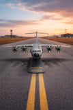 3D Printed A400M Atlas Model Kit DIY Military Cargo Aircraft Build Display Model