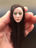 1/6 Scale Cherry Blossom Killer Girl Head Carving Sculpt Model Toys Model