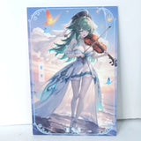 Huohuo Waifu Card Anime Girl Violin Matchmaker Wall Art Oversized Board A5 Model