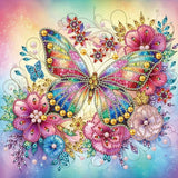 WSLWXSHM 5D Special Shape Diamond Art Kits for Beginners, Butterfly 1 Model