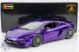 Bburago 1:18 Lamborghini Temerario Purple 2024 (18-11052PU) Diecast Model Model