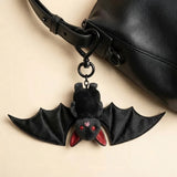 Cute Black Bat Baby Plush Keychain Backpack Charm Stuffed Animal Doll Pendant Charms