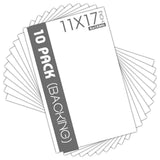 10 Pack 11x17 White Frame Backing Boards Photo Art Print Backer Sheets Craft Model