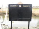 Photo 6x4 Blank sandwich board Sandwich This board on the riverside at Sa c2008 Model