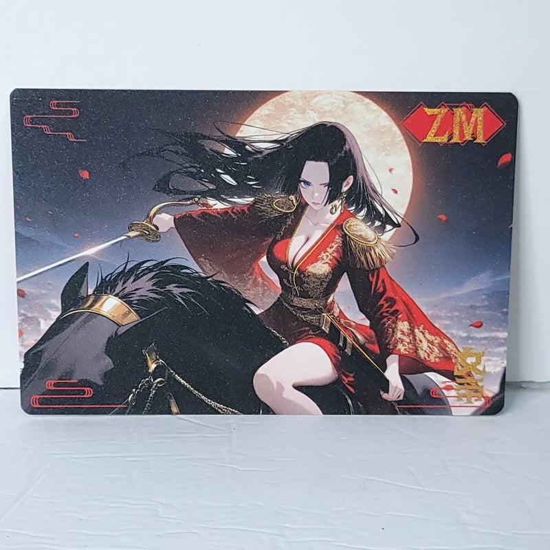 Boa Hancock Waifu Card Anime Girl War Horse ZM Wall Art Oversized Board A5 Model
