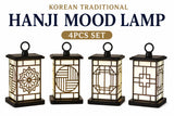 4pc Korean Traditional Hanji Mood Light DIY Kit USB gift Model