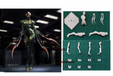 Green Mechanical Insect Unpainted GK Models Unassembled Figures Resin Kits H25cm Model