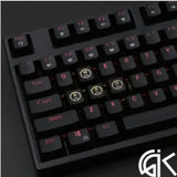 4 pcs/set backlight caps ABS etched OW Keycap gamer Mechanical Keyboard Model