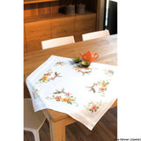 Vervaco tablecloth stitch embroidery kit kit Hummingbird, stamped, DIY Model