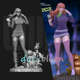 1/24 1/18 Resin Figure Daphne Blake Assemble Model Kit Unassembled Unpainted Model