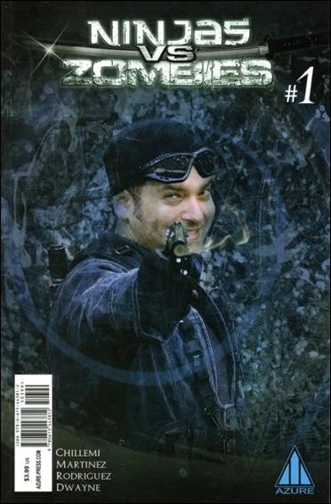 Ninjas vs. Zombies #1A VF; Azure | Photo Variant - w/Bag+Board Model