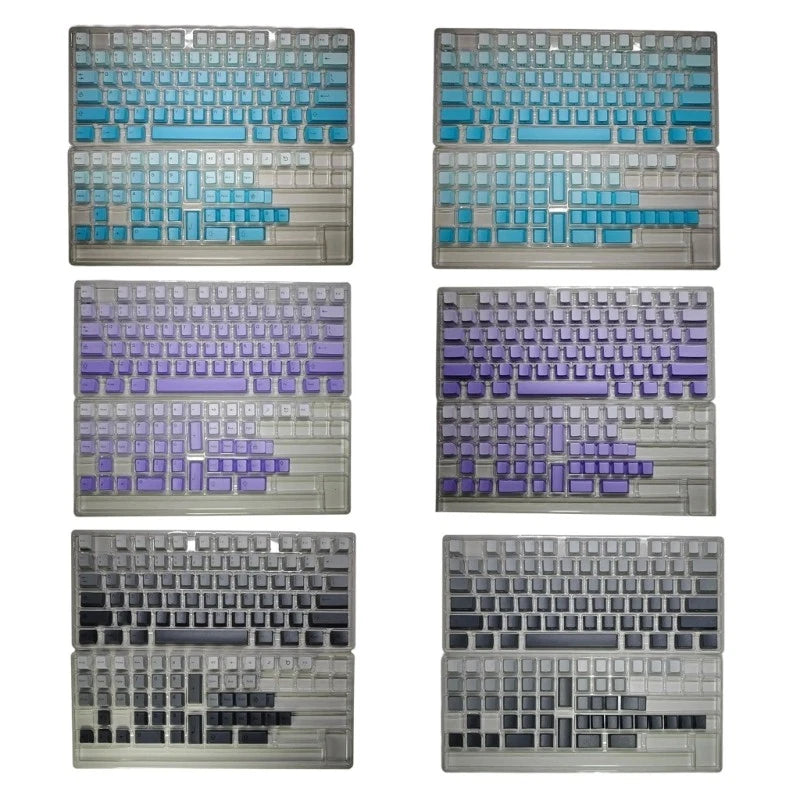Gradients Color Original Dye Sublimation Keycaps Top/Side Print Keycaps for Model