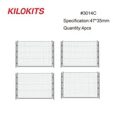 KILOKITS 4 Sheets 1/72 Chain Link Fencing Kit Etching Military WWII Wargaming Model
