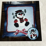 My Hearts Garden Chillout Be Cool Snowman Crosstitch Kit Model