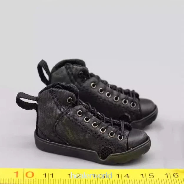 1Pair Evacuation Team 1/6 For 12" Action Figure Soldier Solid Shoes Model Model