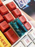 1 PC Whale Fall Theme Keycap Resin 2x Backspace OEM Heigh For Cherry MX Keyboard Model