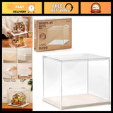 Hobby Collectibles Display Box - Clear Acrylic Case for Miniatures & Figurines Model