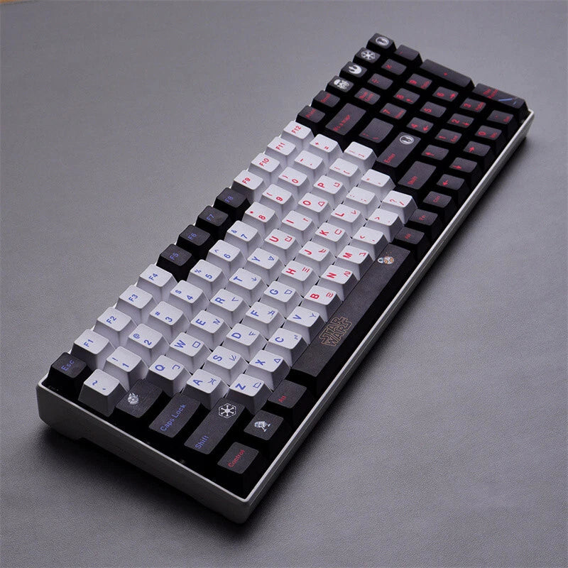 129 Keys Star Wars Theme Black PBT Keycap for Cherry Mx Mechanical Keyboard New Model