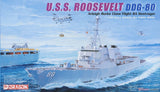1/700 Us Navy Burke II A Ddg-80 "roosevelt" Missile Destroyer Assembly Model Model