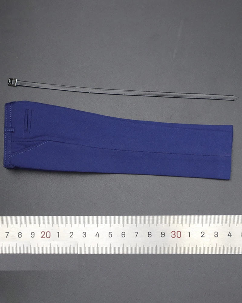 1/6 Formal Trousers & Belt Model Fit 12'' Male Action Figure Model